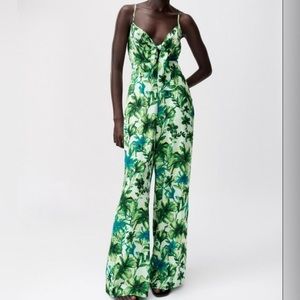 Zara floral jumpsuit